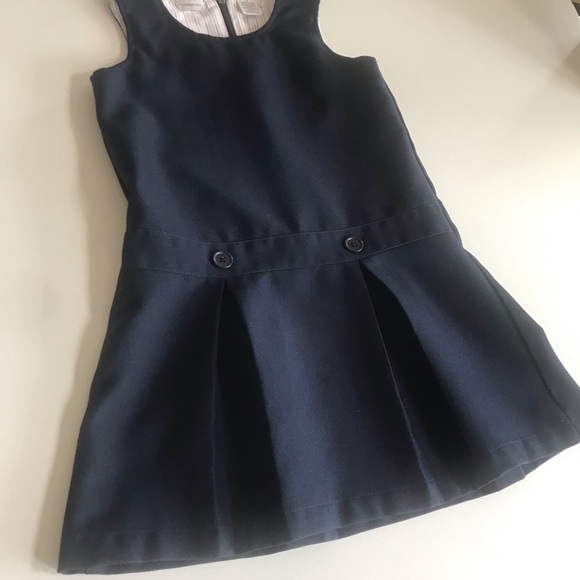 Liz claiborne dress size 6 navy - Picture 3 of 8